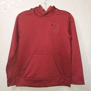 NWOT/ Puma burgundy with black specks hoodie.